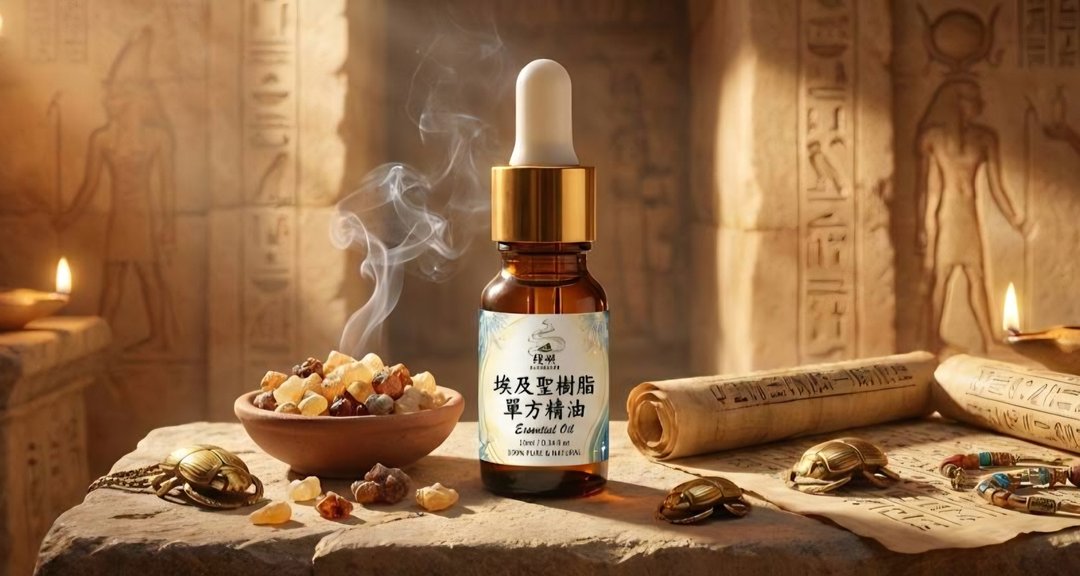 埃及圣树脂精油 - 上行下效的古老智慧  身与心的完美对齐 - 香薰/精油/线香 - 精油 咖啡色