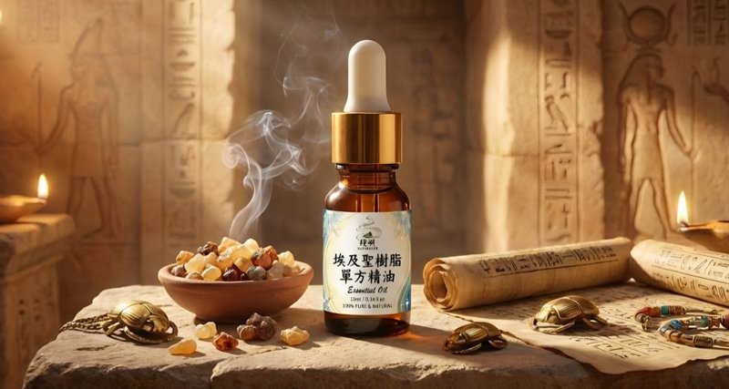 埃及圣树脂精油 - 上行下效的古老智慧  身与心的完美对齐 - 香薰/精油/线香 - 精油 咖啡色