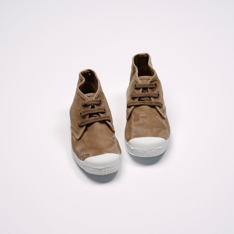 西班牙帆布鞋 CIENTA 60777 46 驼色 洗旧布料 童鞋 Chukka - 童装鞋 - 棉 卡其色