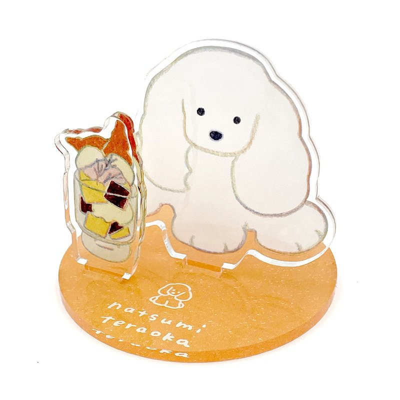 压克力钥匙圈 ( 寺冈奈津美 绘 ) - 玩偶/公仔 - 压克力 橘色