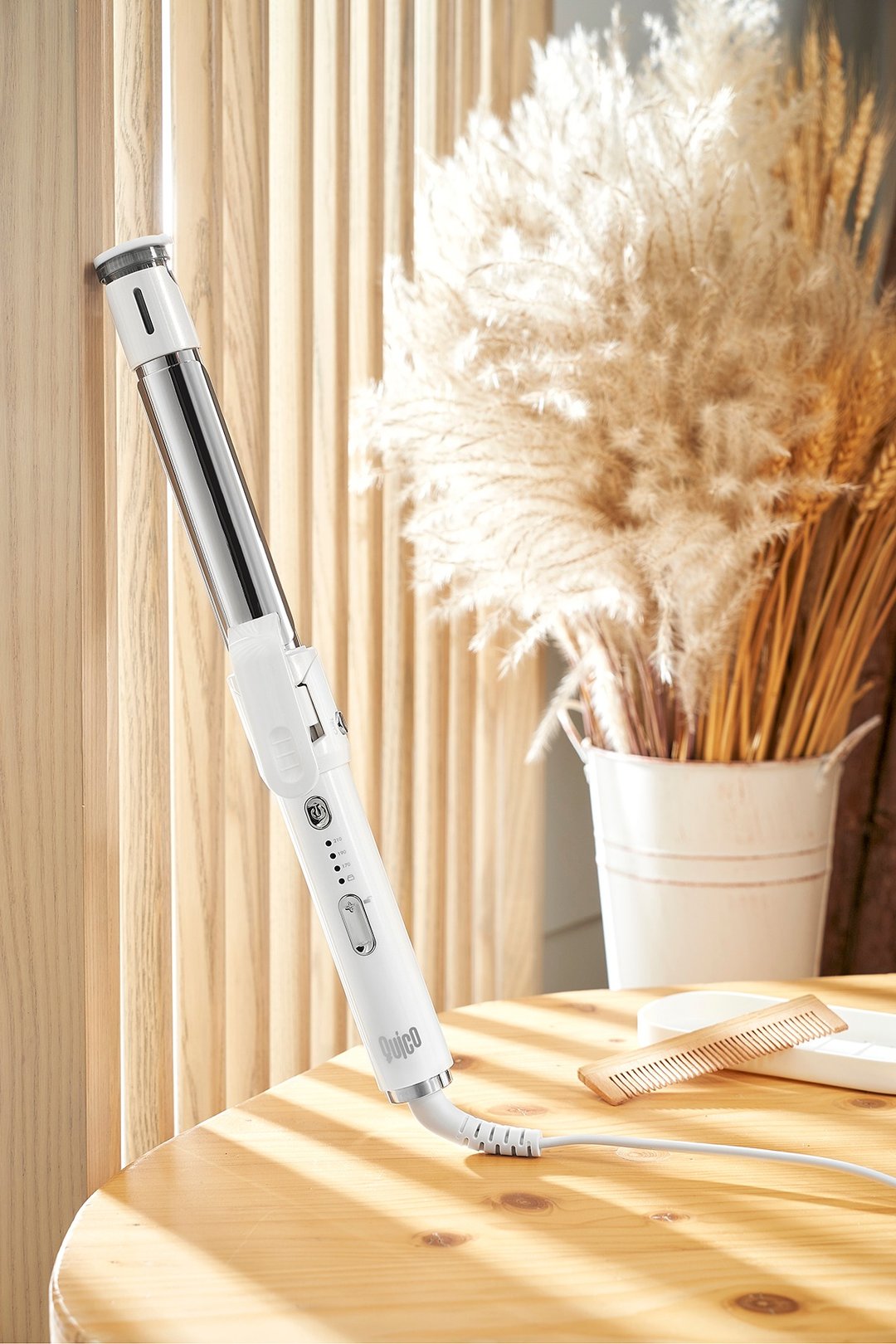 QUICO 2IN1 多功能造型器 - 直卷两用 (珍珠白) - 其他小家电 - 塑料 白色