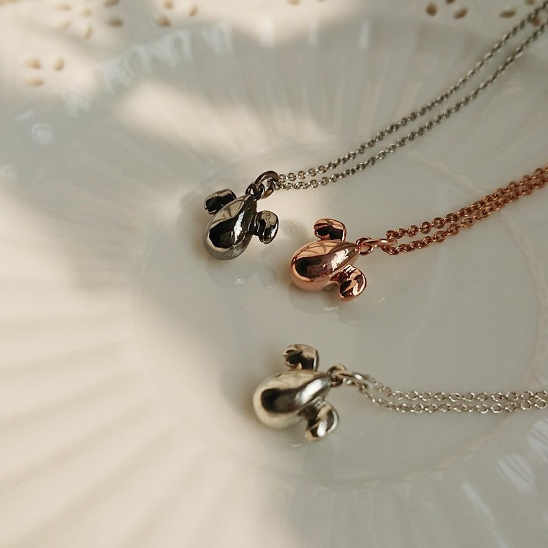 Goody Bag -【1+1优惠福袋】童话系-天使眼泪项链-翅膀水滴姊妹链 - 项链 - 其他金属 银色