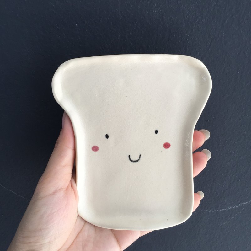 bread plate - 花瓶/陶器 - 其他材质 白色