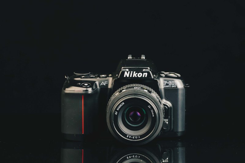 NIKON F-601+NIKKOR AF 35-70mm F=3.3-4.5 #6906 #135底片相机 - 相机 - 其他金属 黑色