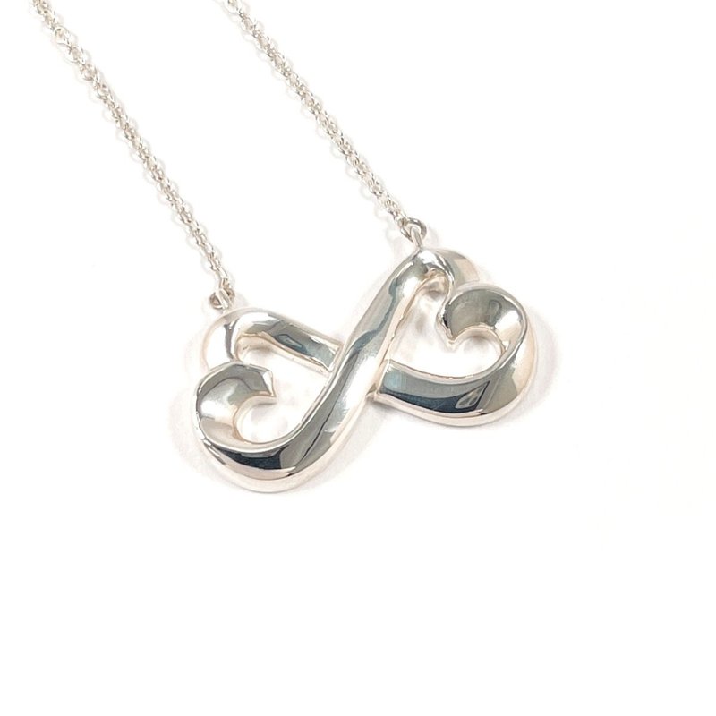 【日本直购 二手美品】蒂芙尼 TIFFANY&Co. 项链 双环爱心 毕卡索 纯银 925 - 项链 - 纯银 银色