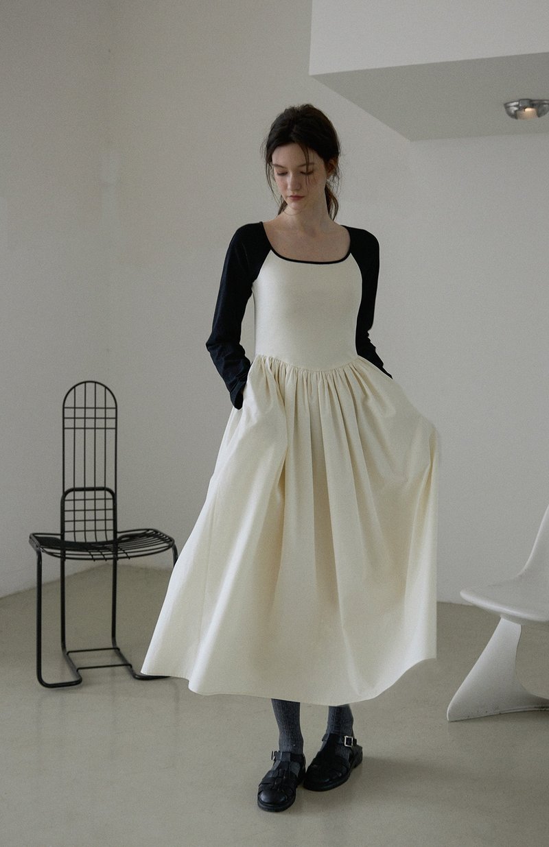 春的浪漫 针织芭蕾舞裙 - 洋装/连衣裙 - 其他材质 白色