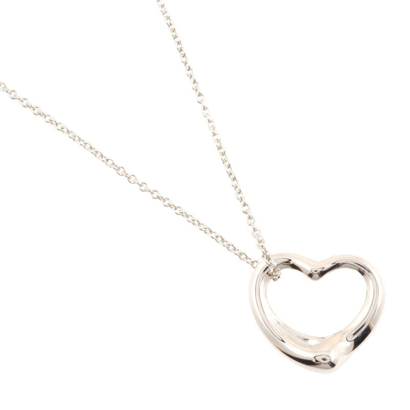 【日本直送】蒂芙尼 TIFFANY&Co. 经典微笑坠饰项链 22mm 款式 银 925 约 7.1g женский【二手】 - 项链 - 银 银色