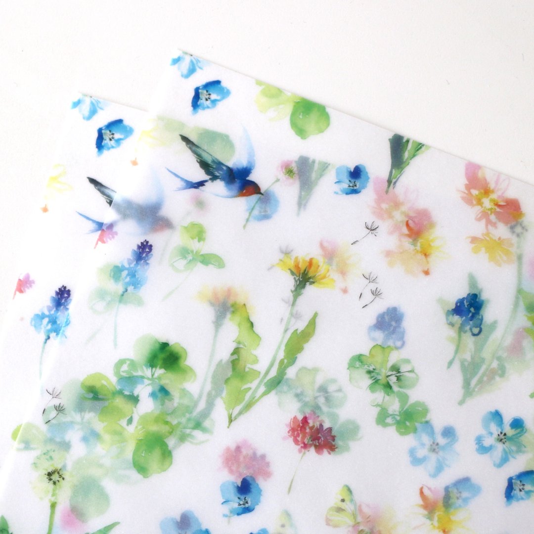 The coming of spring tracing paper - 其他 - 纸 多色