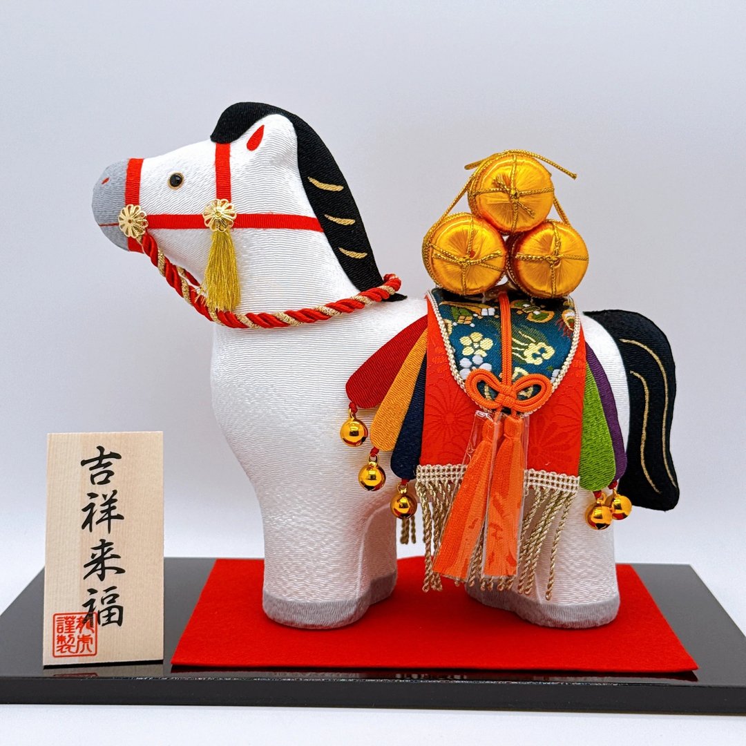 【福运奔腾】日本吉祥来福缘起 马年 - 摆饰 - 瓷 白色