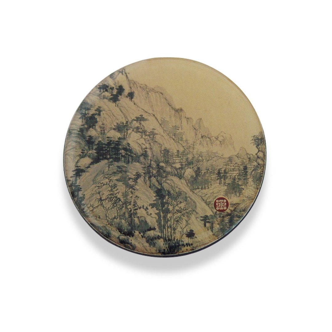 故宫磁贴 富春山居图-山 - 冰箱贴/磁贴 - 其他材质 卡其色