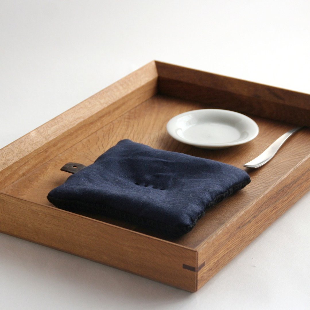 Potholder  Navy - 其他 - 棉．麻 蓝色