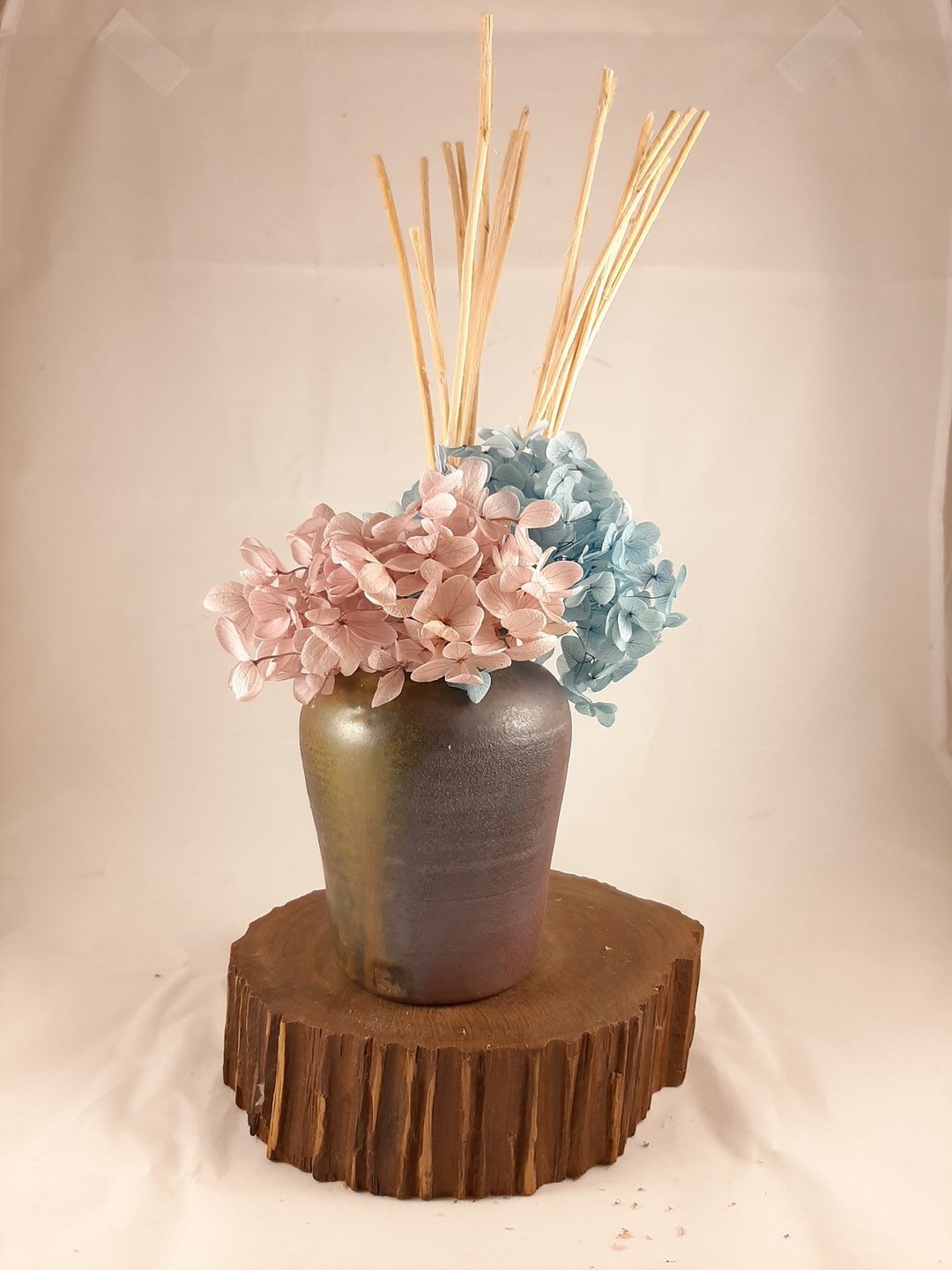 手工柴烧酒瓮花瓶 - 花瓶/陶器 - 陶 咖啡色