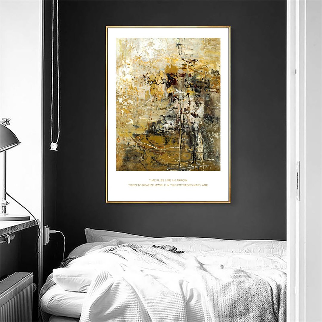 时光谚语 _5 | 艺术微喷 | 挂画 - 海报/装饰画/版画 - 木头 