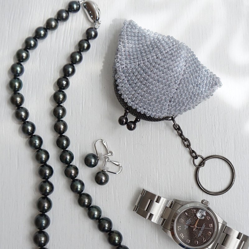 Ba-ba 手工缝制小零钱包 No.1913 - 零钱包 - 其他材质 灰色