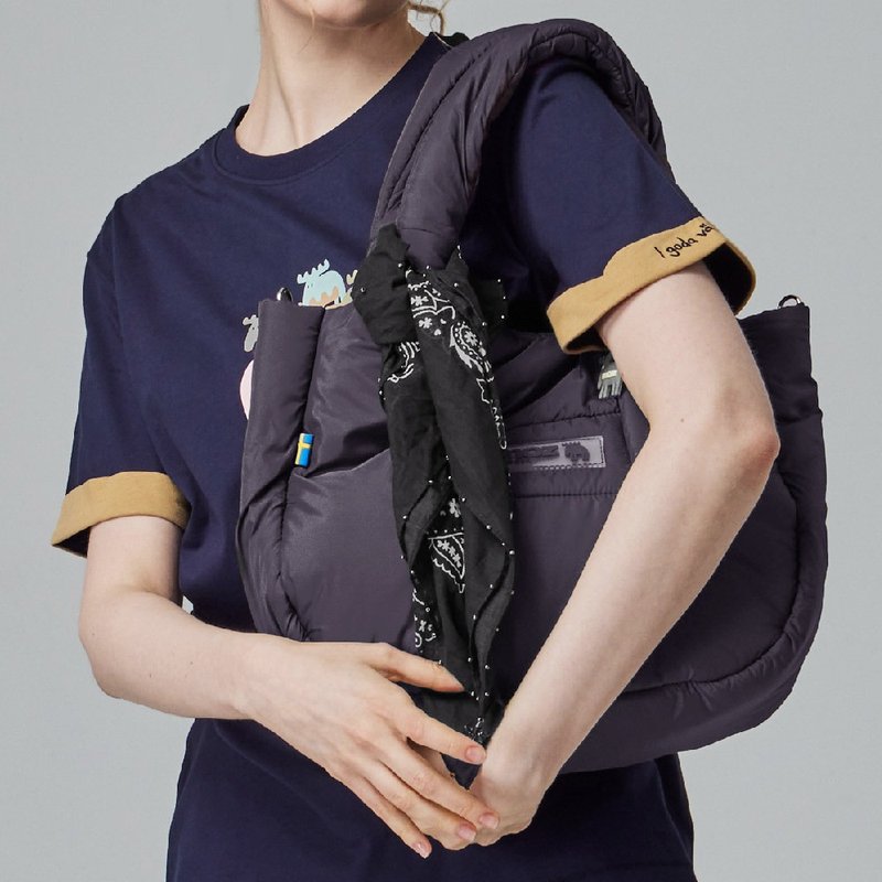 moz瑞典 驼鹿 Light 空气 云朵包(深灰)大 - 侧背包/斜挎包 - 尼龙 灰色