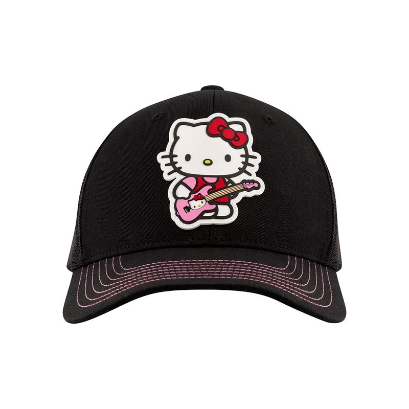 Fender x Hello Kitty Black Logo Hat 联名款网眼帽 - 帽子 - 其他材质 黑色