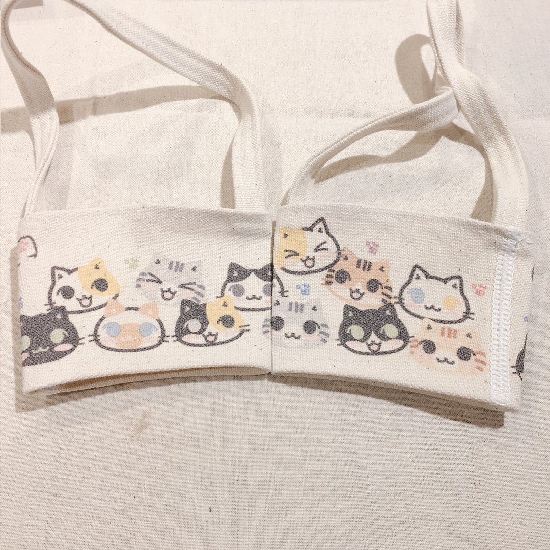 猫头-厚帆布杯套 | 猫手作 | 手摇饮, 咖啡, 随行杯 - 随行杯提袋/水壶袋 - 棉 