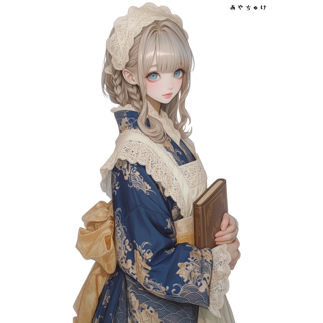【9 月新品】07-142-0249 人物贴纸 幻想复古浪漫吃茶 - 贴纸 - 纸 