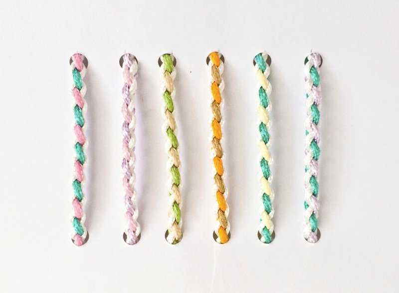 (下单前请先询问)情人礼物 编织手环 牵牵手系列9 - 手链/手环 - 防水材质 多色