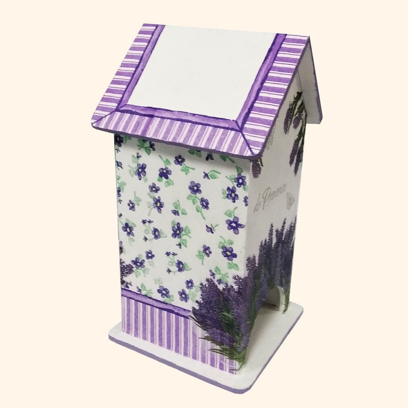Tea House-Tea Bag Storage Box LAVANDER, Home decor ideas, Vintage - 餐垫/桌巾 - 木头 