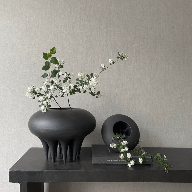 Medusa Vase Big - 陶 花器 大型 - 花瓶/陶器 - 陶 咖啡色
