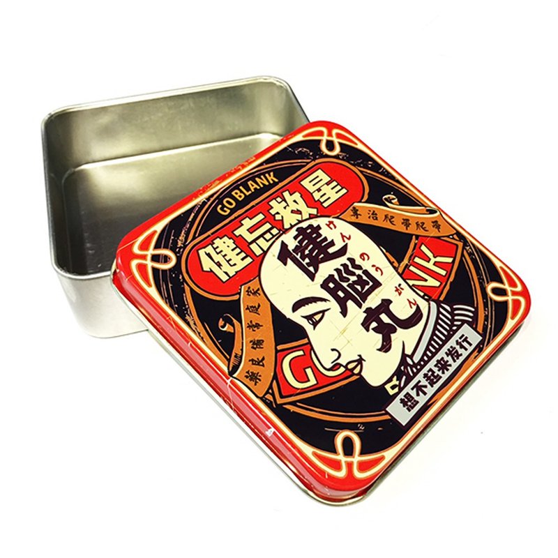 健脑丸 【马口铁空盒】 - 杯垫 - 其他金属 红色