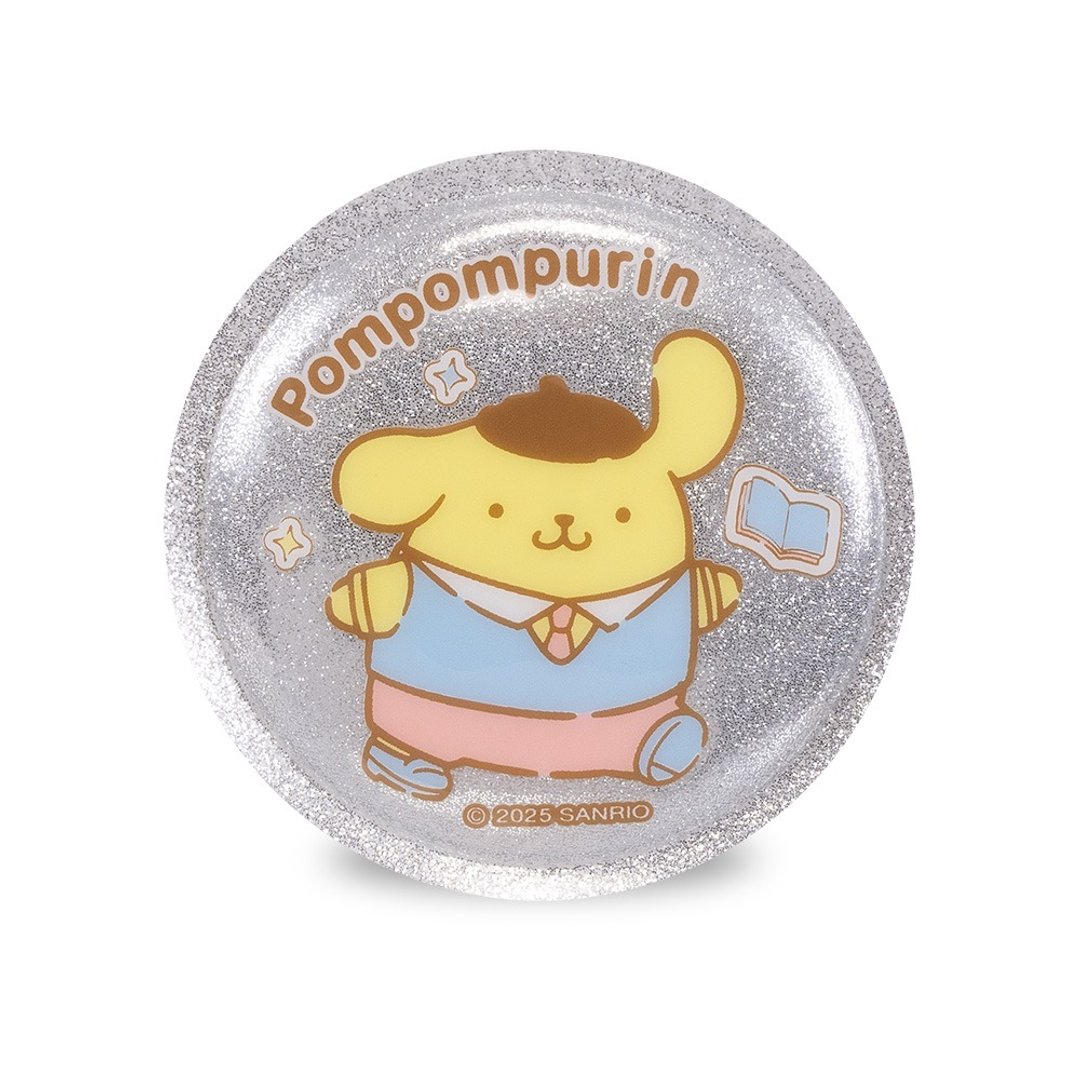 三丽鸥联名 替换式魔鬼毡特大徽章-布丁狗 Pom Pom Purin - 徽章/别针 - 其他材质 黄色