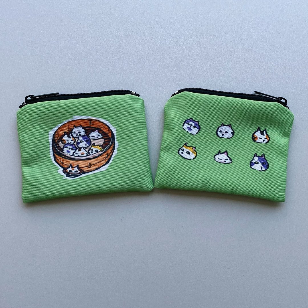 小笼猫零钱包 - 零钱包 - 聚酯纤维 