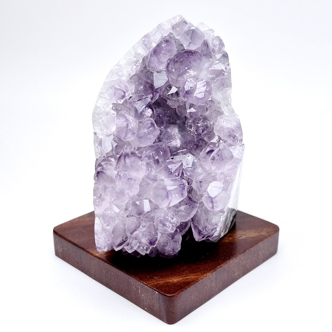 盛开。原矿 疗愈 净化 财富 贵人 l 紫晶镇 紫水晶 花球 l - 摆饰 - 水晶 紫色