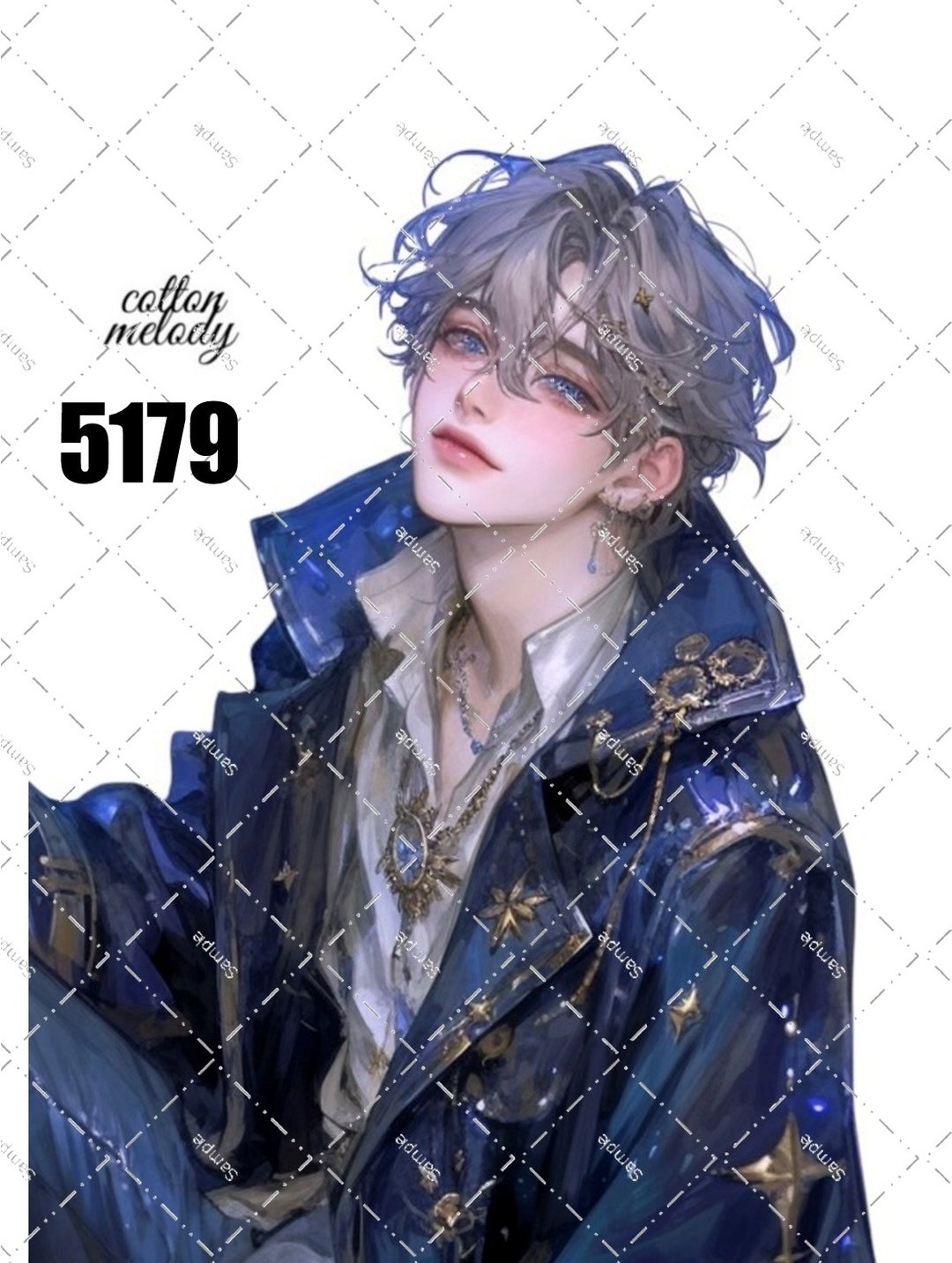 original sticker no.5179 人物贴纸 原创贴纸 原创人物贴纸 装饰贴纸 cotton melody - 贴纸 - 纸 