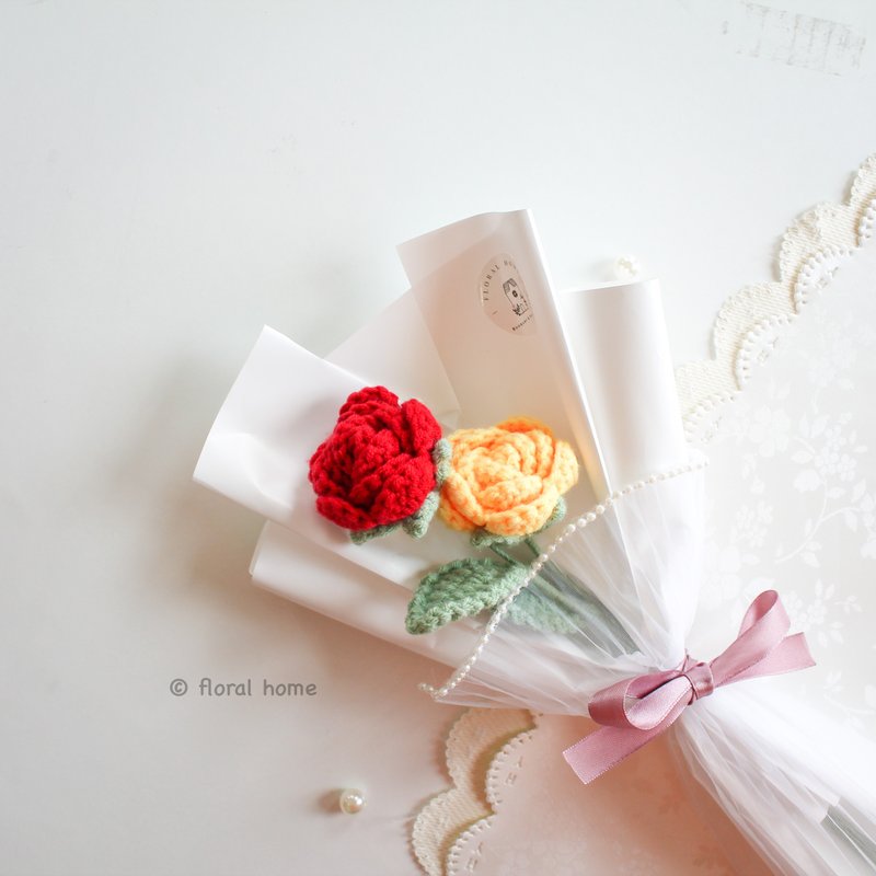 玫瑰花束 - 干燥花/捧花 - 其他材质 多色