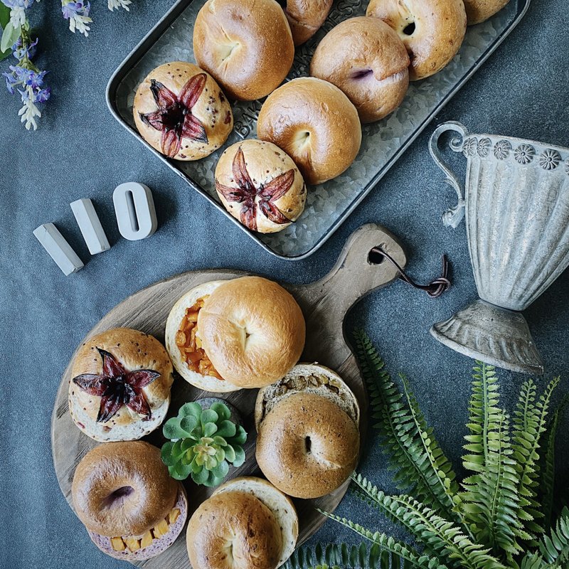 【在线】贝果创意研修・5种口味教学・含在线影片/食谱 - 美食 - 其他材质 