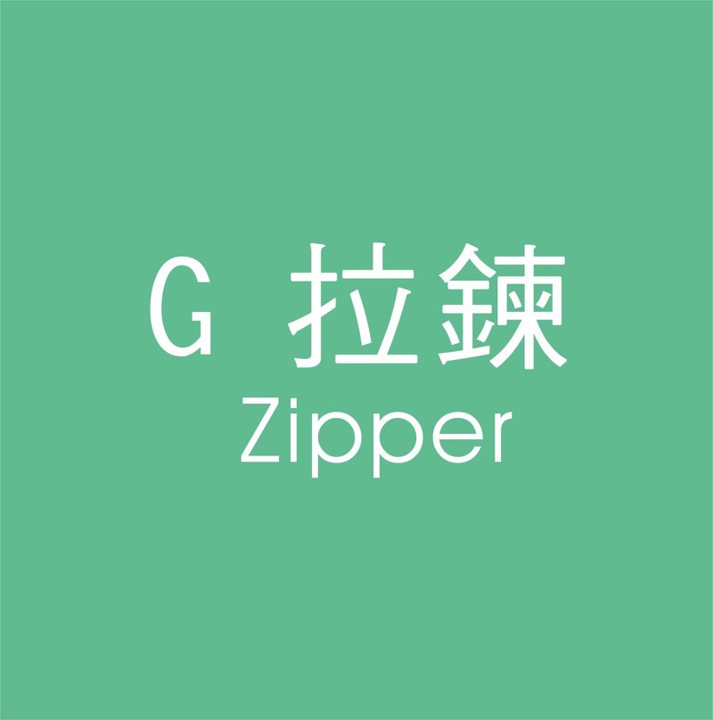 G 拉链颜色色卡 - 其他 - 塑料 多色