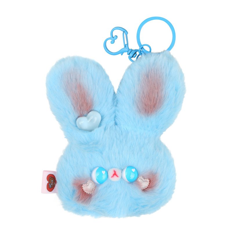 手工制作的国王兔 - 玩偶/公仔 - 棉．麻 蓝色