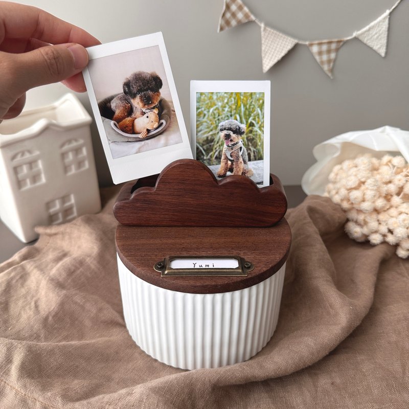 【定制】天堂旅程 宠物纪念罐 骨灰罐 M号【含2张照片订制】 - 其他 - 其他材质 