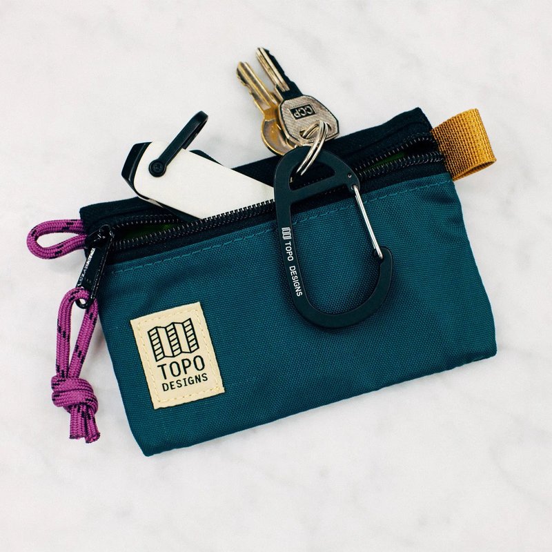 Accessory Bag Micro 迷你收纳袋 零钱包 卡包 拚色 - 零钱包 - 尼龙 多色