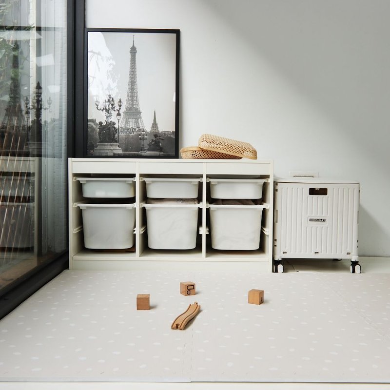 【PLAYZU】心爱之人 ∣ 北欧风巧拼巧拼 大片巧拼 巧拼地毯地垫 - 爬行垫/游戏垫 - 其他材质 粉红色