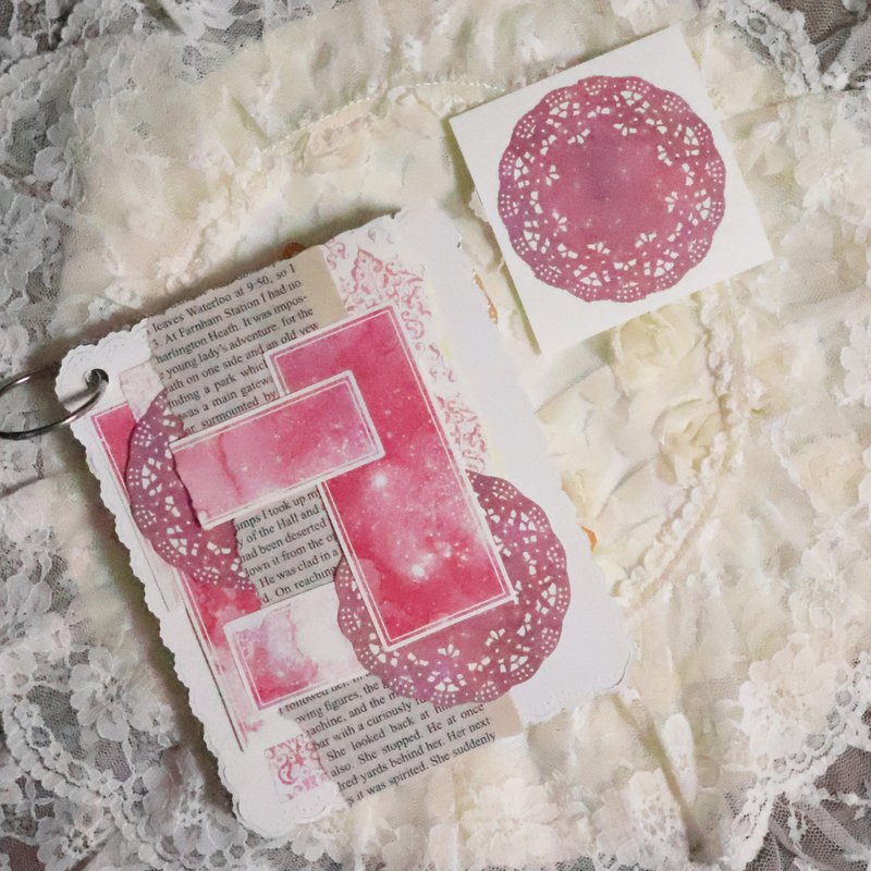 复古。奥罗拉·道利 - 贴纸 - 纸 多色