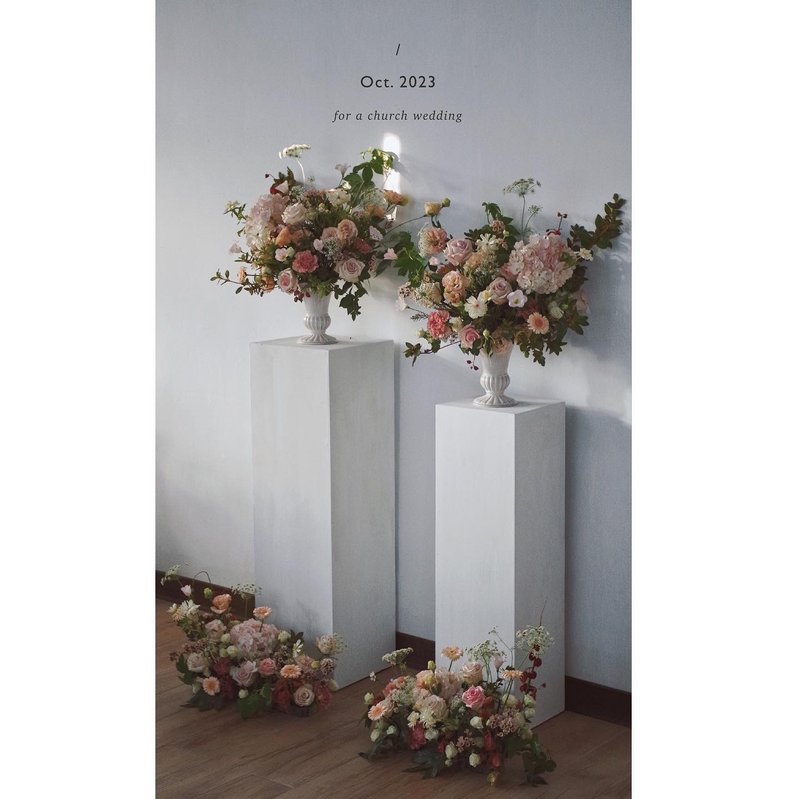 For Church Wedding_ 教堂婚礼布置 - 干燥花/捧花 - 植物．花 