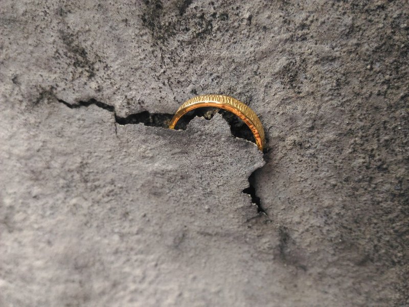 零圆 Zero-Money El Dorado 没有钱的世界 18K金戒指  Vegan 纯素 - 戒指 - 24k 金 金色