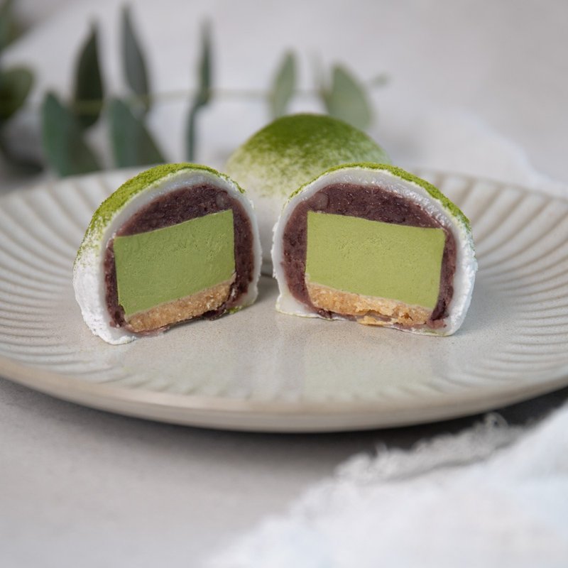 【满额包邮】京都宇治抹茶红豆大福(六入) - 蛋糕/甜点 - 新鲜食材 卡其色