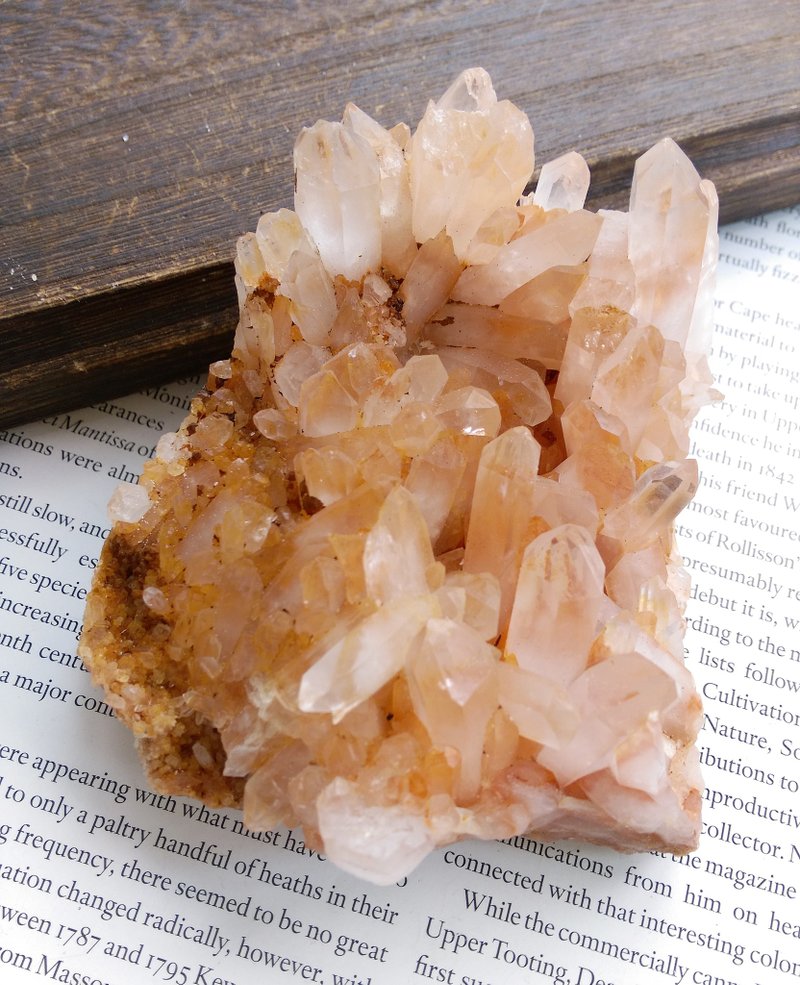 Red Hematite Quartz 马达加斯加 黄胶花水晶 晶簇 原矿 - 摆饰 - 其他材质 