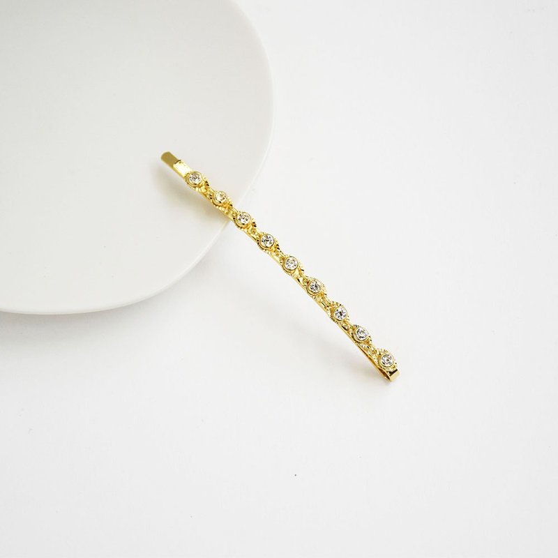 【春夏新品】维纳斯之恋-手工设计发夹 - 发饰 - 宝石 金色