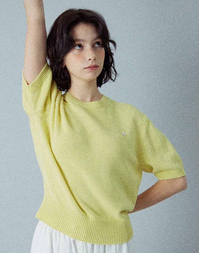 特价_Forest Cotton 100 圆形针织上衣_4 种颜色_S M - 女装 T 恤 - 棉．麻 
