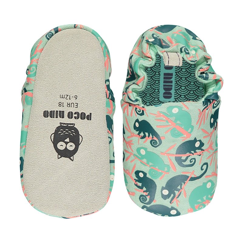 Poco Nido (英国) 婴儿 BB鞋 学行/学步鞋仔 - 变色龙 (薄荷色) - 婴儿鞋 - 棉．麻 