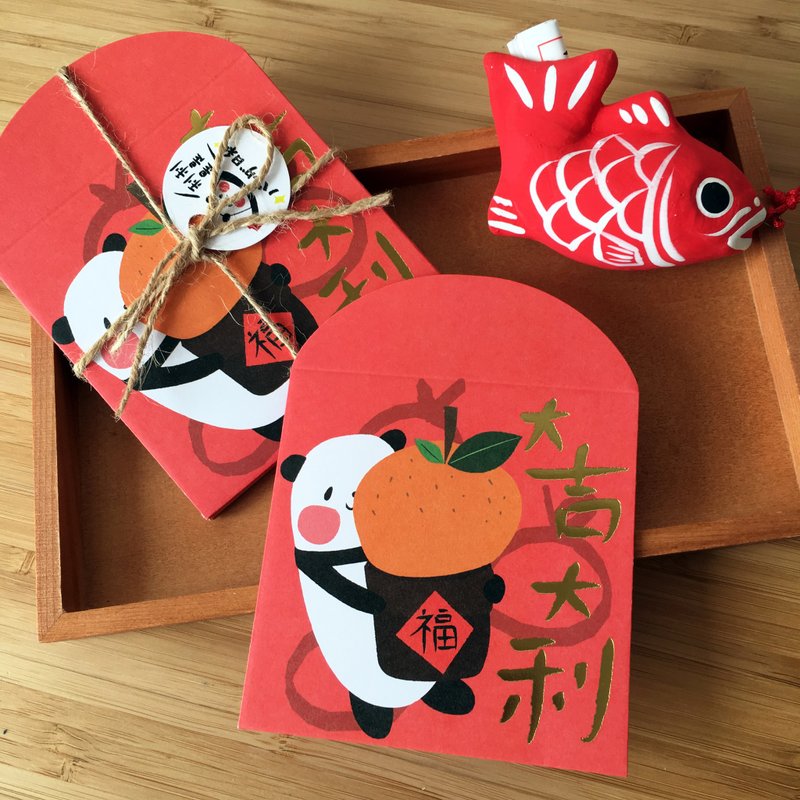 “利利是是”利是封 - 大吉大利版 (一包六个) - 红包/春联 - 纸 红色