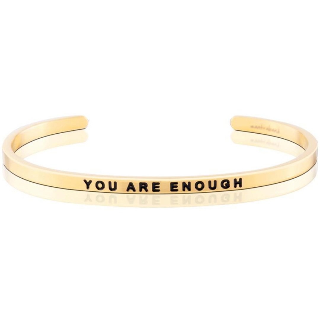 Mantraband悄悄话许愿手环- You are enough  有你足以 - 手链/手环 - 其他金属 多色