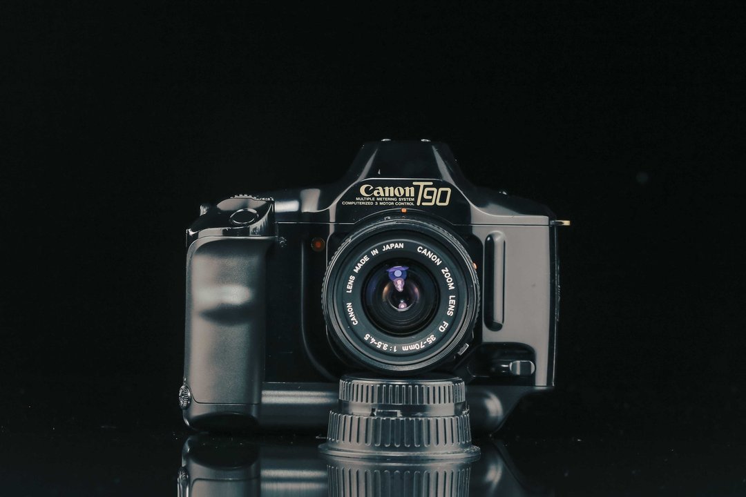 CANON T90+NFD 35-70mm F=3.5-4.5 #9062 #135底片相机 - 相机 - 其他金属 