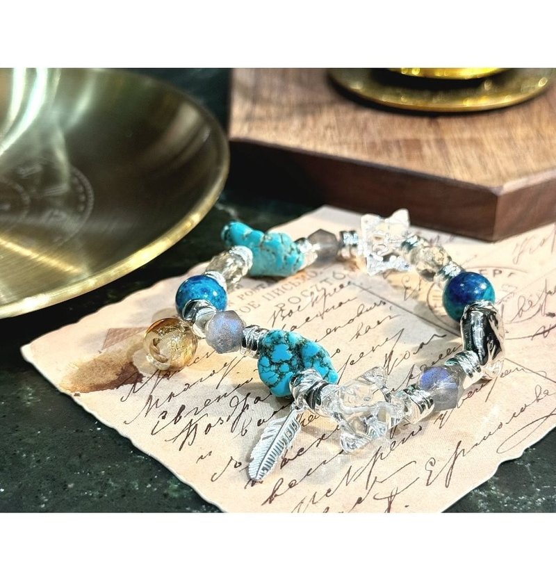 梅尔卡巴系列@香薫水晶手链 - 手链/手环 - 水晶 绿色