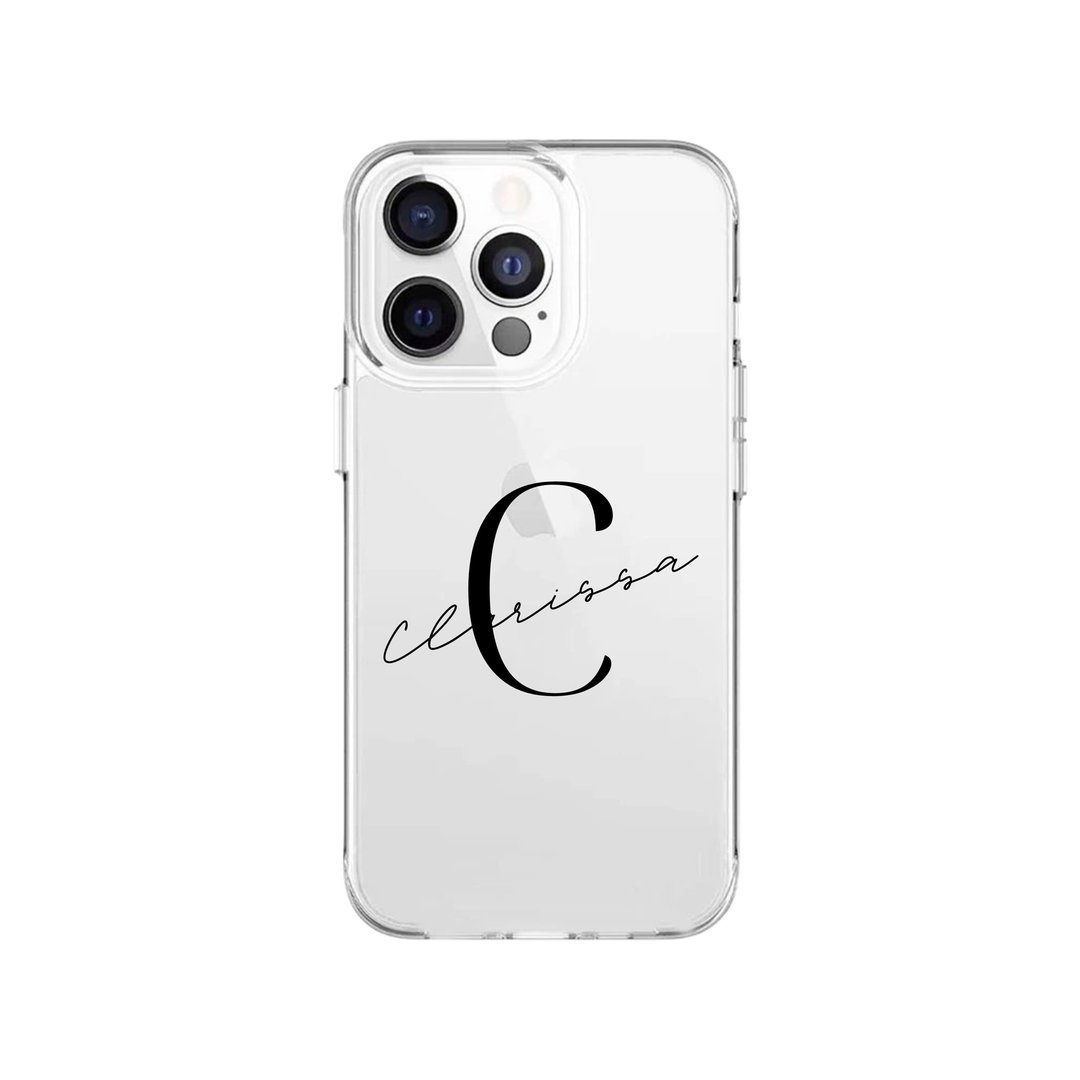 定制化名字 订制手机保护壳 | iPhone 不发黄背板手机壳 - 手机壳/手机套 - 塑料 透明